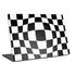 Black and White Zoomed Checkerboard Universal Laptop 16in (13 x 9.4in) Skin